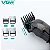 VGR V 653 Máquina de Corte Aparador  V9000 Motor Magnético - 2,5 h uso - Led - Bivolt - Imagem 8