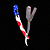 Navalhete Bandeira Americana Aço Inox + Caixinha Lord Platinum 100 Lâminas Cortadas - Imagem 2