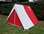 Barraca de Camping Modelo Canadense Natura Emergência S.O.S Primeiro Socorros Gripa Tents Padrão Vermelha & Branca - Imagem 1