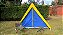 Barraca de Camping Modelo Canadense Natura 5 Lugares Plus Gripa Tents Padrão Azul Royal & Amarela - Imagem 5