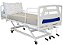 Cama Hospitalar Manual 3 Movimentos Semi Luxo com Colchão - BLEEZE - Imagem 1