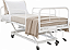 Cama Hospitalar Manual 3 Movimentos com Elevação do Leito e Colchão - PRATISSE - Imagem 1