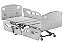 Cama Hospitalar Motorizada 8 Movimentos Alzheimer Extra Baixa 27cm de Altura do Chão - Imagem 5