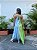 Vestido Pontas Azul/Verde - Imagem 3