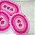 Conjunto tapetes rosas-3 peças - Imagem 1