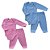 Conjunto body longo com calça bebê no canelado inteligente - Imagem 1