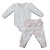 Conjunto body com calça babado bebê algodão egípcio - Imagem 1