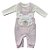 Macacão jardineira urso com body em plush bebê - Imagem 2