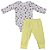 Conjunto body longo com calça neutro bebê em suedine - Imagem 4