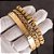 Pulseira Bracelete  Luxo Dourado romano - Imagem 6