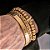 Pulseira Bracelete  Luxo Dourado romano - Imagem 7