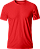 Camiseta 100% Algodão Penteado Vermelha - Imagem 1