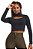 CROPPED MANGA LONGA POSH - Preto - Imagem 1