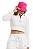 CROPPED MANGA LONGA GLACE (SOFT) / BRANCO - Imagem 1