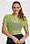 CROPPED TELA CLASSICO / VERDE CITRUS - Imagem 1