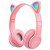 Fone De Ouvido HeadFone Sem Fio Orelha de Gato Gatinho Cat Bluetooth Ear Com Led - Imagem 1