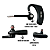 Fone Bluetooth Altomex A-w3 Com Microfone Para Motorista Preto - Imagem 1