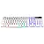 Teclado Gamer Rise Mode G1 Led Rainbow, Branco - RM-TG-01-FW - Imagem 2