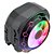 Aircooler Odin com 2 Fans Redrago, LED Rainbow, Intel e AMD, 140mm, Preto - Modelo: CC-9202 - Imagem 3