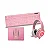 Kit Gamer Dazz Série M 4 em 1, Teclado + Mouse + Mousepad + Headset, Rosa - 62000021 - Imagem 1