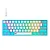 Teclado Mecânico Gamer Havit KB877L, RGB, USB, Branco e Azul - Imagem 1