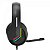 Headset Gamer Marvo, RGB, USB, Drivers de 50mm, Black, H8618 BK - Imagem 3