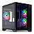 Gabinete Gamer Mancer CV100 Purple Edition, ARGB, Mid-Tower, Lateral De Vidro, Com 3 Fans, Preto, MCR-CV100-PEB - Imagem 1