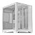 Gabinete Gamer Mancer CV100, Mid-Tower, Lateral De Vidro, Branco, MCR-CV100-WH - Imagem 1