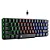 Teclado Semi Mecânico Gamer Rise Mode G2 Mini, RGB, USB-C, Layout 60%, Preto - RM-TG-02-B - Imagem 5
