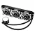Water Cooler Rise Mode, ARGB, 360mm, AMD/Intel, Preto - RM-WCB-03-RGB - Imagem 6