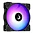 Kit com 3 Ventoinhas Rise Mode X, 120mm, Led ARGB, Preto - RM-XLD-02-ARGB - Imagem 4