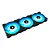 Kit com 3 Ventoinhas Rise Mode X, 120mm, Led ARGB, Preto - RM-XLD-02-ARGB - Imagem 5