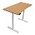 Mesa Office Zinnia Astera, 120cm, Com Regulagem de Altura, Madeira, ZNO-ASRA12-WD01 - Imagem 1