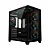 Gabinete Gamer Liketec Zeus V3, ATX, Frontal e Lateral em Vidro Temperado, Sem Fans, Preto - LC-KB-ZEUSV3-2025-1000 - Imagem 1