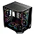 Gabinete Gamer Rise Mode Zeus Glass Screen 01, Mid Tower, M-ATX, Display 3.5, Lateral em Vidro, Preto - RM-CA-ZES-01-FB - Imagem 5