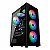 Gabinete Gamer Liketec Matrix V2, Mid Tower, Rainbow, ATX, Lateral e Frontal em Vidro Temperado, 3 Ventoinhas, Preto - MATRIX V2 - Imagem 3