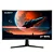 Monitor Gamer Curvo Husky Boreal 24", FHD, 180Hz, 1ms, Adaptive Sync, VA, DisplayPort e HDMI, HDR - HMG00424PT - Imagem 1