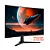 Monitor Gamer Curvo Husky Boreal 24", FHD, 180Hz, 1ms, Adaptive Sync, VA, DisplayPort e HDMI, HDR - HMG00424PT - Imagem 2