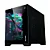 Gabinete Gamer Liketec MAD Rock Black, Mini Tower, M-ATX, Frente e Lateral em Vidro, 4 Ventoinhas, Preto - LC-CB3X2-MADROCK-2041 - Imagem 3