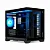 Gabinete Gamer Liketec MAD Rock Black, Mini Tower, M-ATX, Frente e Lateral em Vidro, 4 Ventoinhas, Preto - LC-CB3X2-MADROCK-2041 - Imagem 2