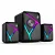 Caixa De Som Gamer Rise Mode Nebula, Rainbow, 3.5mm, 5w + 2x3w, Preto, Rm-spne-01-RGB - Imagem 1
