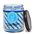 BLUE RASPBERRY SNOW CONE single wick candle Bath and Body Works - Imagem 1