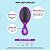 Mini escova desembaraçadora de cabelo Wet Brush, edição limitada Champagne Toast, Azul Prosecco - Imagem 4
