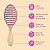 Escova de cabelo Wet Brush Speed Dry Stripes, oval Tie dye - Imagem 2