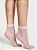Meias transparentes com logotipo de cristal Victória's Secret - Imagem 1