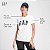 Camiseta GAP Feminina Original – Logotipo Clássico Bordado – 100% Algodão - Imagem 3