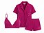 Conjunto Pijama Feminino Juicy Couture 3 Peças – Top, Camisa e Short - Imagem 1