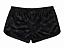 Shorts Juicy Couture Plush Preto Monograma – Tam: G - Imagem 1