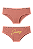 Calcinha Algodão com Costura Juicy Couture Marrom Claro - Tam:GG - Imagem 1