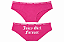 Calcinha Algodão com Costura Juicy Couture Rosa Pink - Tam:G - Imagem 1